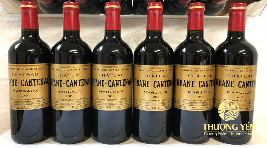 Rượu vang Chateau Brane Cantenac quà biếu tết 2020
