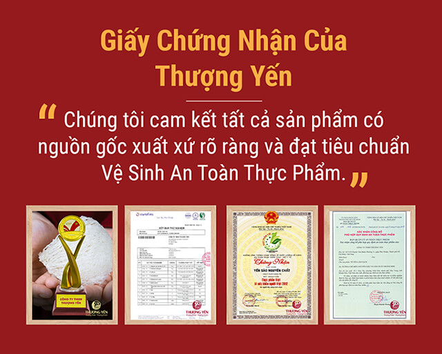 Giấy Chứng Nhận Của Thượng Yến
